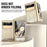 Folding PC Phone Case for Google Pixel Fold , Mechanical Legend Series Electroplating Cover with Tempered Glass Film - Gold - 6