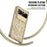 Folding PC Phone Case for Google Pixel Fold , Mechanical Legend Series Electroplating Cover with Tempered Glass Film - Gold - 7