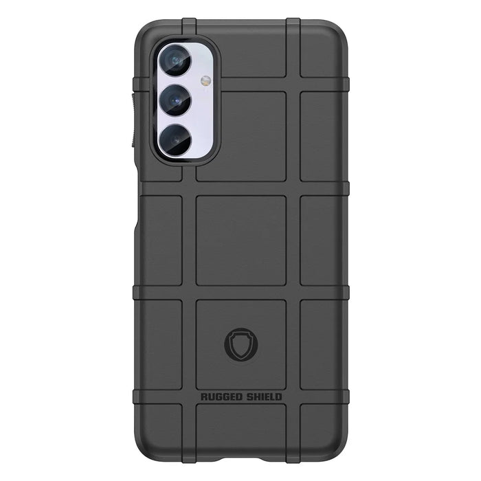 For Samsung Galaxy M54 5G / F54 5G Soft TPU Phone Case Square Grid Texture Phone Cover - Black - 2