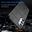 For Samsung Galaxy M54 5G / F54 5G Soft TPU Phone Case Square Grid Texture Phone Cover - Black - 3