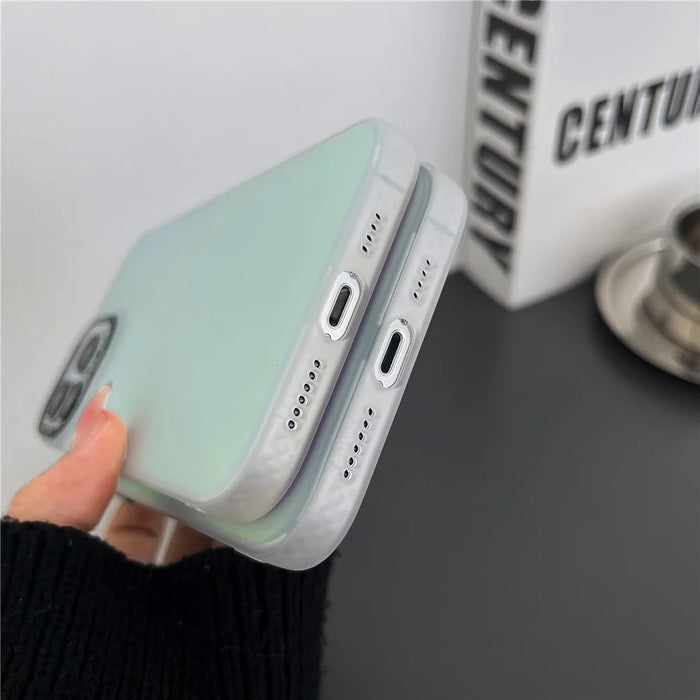 For iPhone 13 Pro Anti-Scratch PC+TPU Phone Cover Laser Discoloration Design Cell Phone Case - 5
