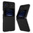 VILI TC Series Scratch Proof Shell for vivo X Flip Textured Phone Case PU Leather Coated PC+TPU Cover - 1