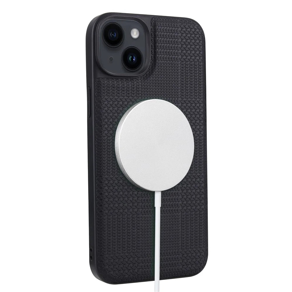 VILI TH Pouch Series For iPhone 14 Plus PC+TPU+PU Leather Phone Cover Detachable Magnetic Wallet Case - Black - 4