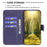 BINFEN COLOR BF Style-14 for Google Pixel 8 Pro Imprinted PU Leather Anti-drop Phone Case Wallet Stand Cover - Blue - 2