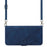 For Sony Xperia 10 V Leather Case with Shoulder Strap Wallet Stand Phone Cover - Sapphire - 6