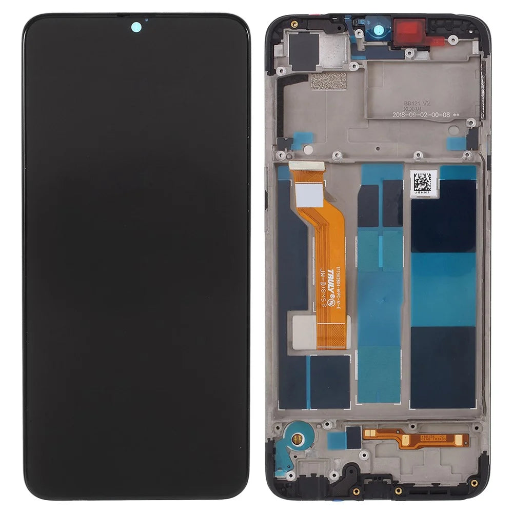 For Oppo A7x (2018) / F9 (F9 Pro) / F9 Grade C LCD Screen and Digitizer Assembly + Frame Replacement Part (without Logo) - 1