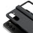 For Samsung Galaxy Z Fold5 5G Hinde Protection PC Phone Case Skin-touch Shockproof Cover - Black - 4