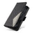 For Google Pixel 8 Pro Rhombus Imprinted Phone Case Stand Wallet Leather Phone Cover - Black - 7