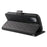 For Samsung Galaxy S20 FE / S20 FE 5G / S20 FE 2022 / S20 Lite Color Splicing Leather Case Rhombus Imprinted Wallet Stand Phone Cover - Black - 4