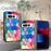 For Google Pixel Fold PU Leather + Hard PC Shell Ultra Thin Pattern Printing Phone Case Cover - Colorful Honeycomb - 3