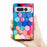 For Google Pixel Fold PU Leather + Hard PC Shell Ultra Thin Pattern Printing Phone Case Cover - Colorful Honeycomb - 7