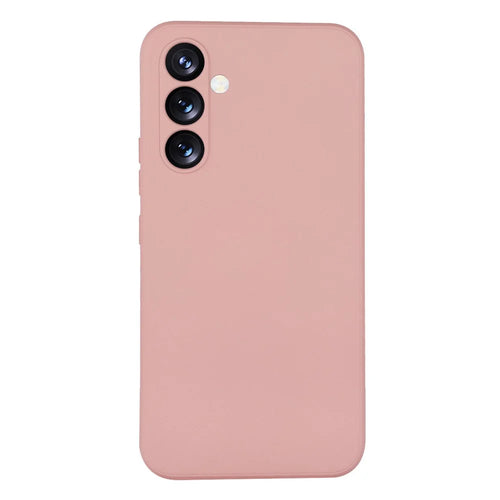 ENKAY HAT PRINCE For Samsung Galaxy A54 5G Anti-Dust Phone Case Precise Cutout Straight Edge Liquid Silicone Cover - Pink - 1