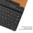 For Samsung Galaxy Fold / Z Fold Series PU Leather Case Adjustable Kickstand Cover with Bluetooth-compatible Keyboard + Mouse - Brown - 4