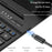 For Samsung Galaxy Fold / Z Fold Series PU Leather Case Adjustable Kickstand Cover with Bluetooth-compatible Keyboard + Mouse - Brown - 7