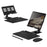 GKK For Samsung Galaxy Fold / Z Fold Series Foldable Desk Stand Holder with Bluetooth-compatible Keyboard + Mouse + Stylus - Black - 1