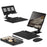 GKK For Samsung Galaxy Fold / Z Fold Series Foldable Desk Stand Holder with Bluetooth-compatible Keyboard + Mouse + Stylus - Black - 2