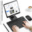 GKK For Samsung Galaxy Fold / Z Fold Series Foldable Desk Stand Holder with Bluetooth-compatible Keyboard + Mouse + Stylus - Black - 3