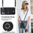 For Samsung Galaxy A54 5G Zipper Wallet Leather Coated TPU Case Rotary Ring Kickstand Phone Cover - Black - 7