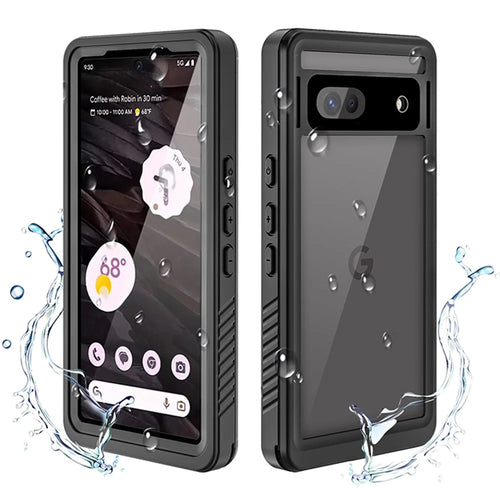 REDPEPPER FS Series for Google Pixel 7a IP68 Waterproof Clear Phone Case PC+TPU Dust-proof Cover - 1