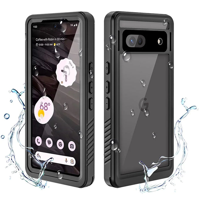 REDPEPPER FS Series for Google Pixel 7a IP68 Waterproof Clear Phone Case PC+TPU Dust-proof Cover - 1