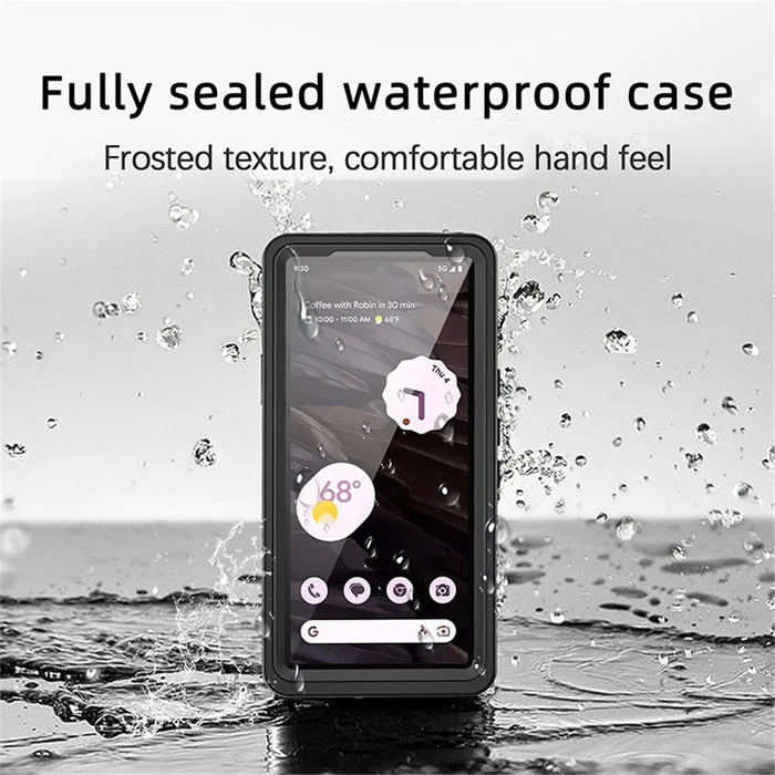 REDPEPPER FS Series for Google Pixel 7a IP68 Waterproof Clear Phone Case PC+TPU Dust-proof Cover - 3