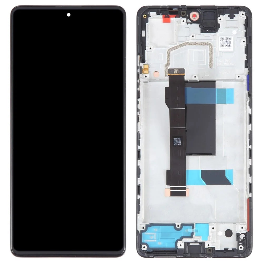 For Xiaomi Poco X5 Pro 5G / Redmi Note 12 Pro 5G Grade C LCD Screen and Digitizer Assembly + Frame (TFT Technology) (without Logo) - 1