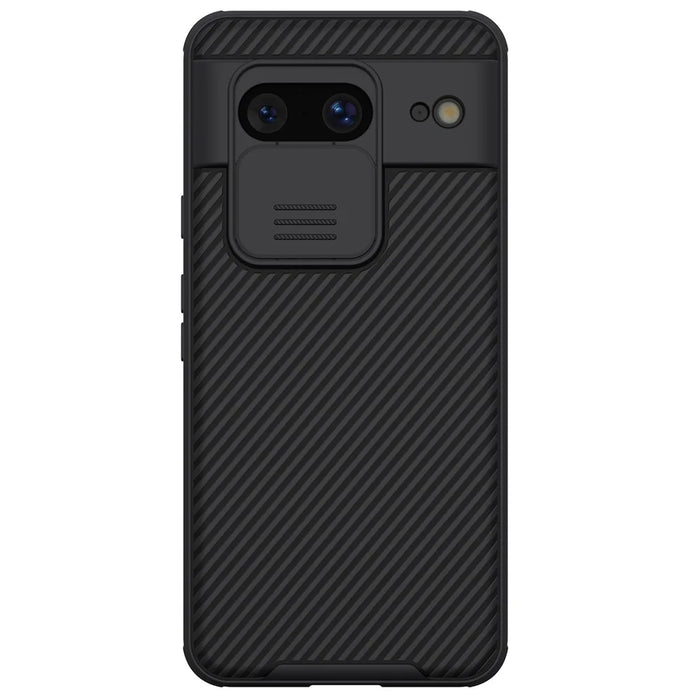 NILLKIN CamShield Pro Series for Google Pixel 8 Cell Phone Case PC+TPU Cover with Slide Camera Protector - Black - 1