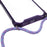 For iPhone 11 Clear Acrylic + TPU Phone Case Four Corners Shock Absorption Cover with Lanyard - Purple Frame - 6