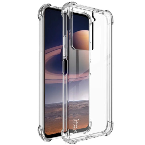 IMAK For HTC U23 / U23 Pro 5G Phone Case Soft TPU Clear Back Cover with Airbag Corners Protection - Transparent - 1