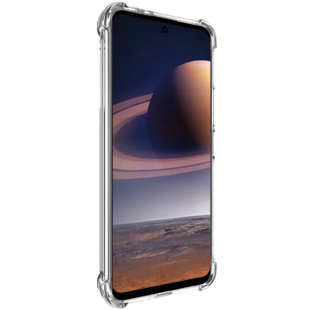 IMAK For HTC U23 / U23 Pro 5G Phone Case Soft TPU Clear Back Cover with Airbag Corners Protection - Transparent - 4