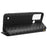 For ZTE Blade A53 / A53+ Rhombus Imprinted Shell PU Leather Stand Case Drop Resistant Phone Cover - Black - 3