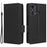 For ZTE Blade A53 / A53+ Litchi Texture Magnetic Closure Phone Case Wallet Stand PU Leather Cover - Black - 1