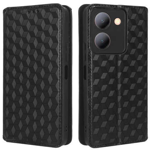 For vivo Y36 4G (Global) / Y36 5G (Global) / Y78 5G (China) / Y78m 5G / Y27 5G / Y27s 4G / Y77t 5G / Y78 5G  PU Leather Case Phone Wallet - Black - 1