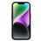 VILI M Series For iPhone 14 Phone Shell Anti-Scratch Clear PC+TPU Mobile Phone Case with Wrist Strap - Black - 4