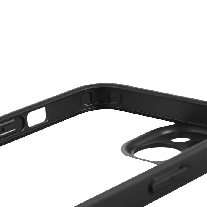 VILI M Series For iPhone 14 Phone Shell Anti-Scratch Clear PC+TPU Mobile Phone Case with Wrist Strap - Black - 7