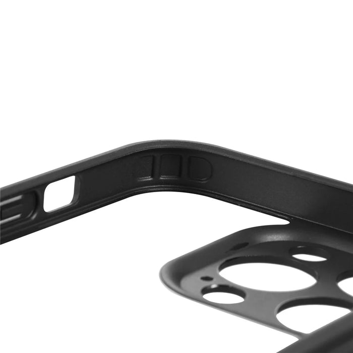 VILI M Series For iPhone 14 Pro Max Precise Cutout Phone Case PC+TPU Back Cover with Wrist Strap - Black - 7