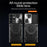 For Samsung Galaxy S21 Ultra 5G Rotatable Kickstand PC+TPU Phone Case Slide Camera Lid Shockproof Cover - Black - 2
