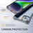 For iPhone 14 Four Corner Frosted Shockproof Cover TPU+Acrylic Anti-scratch Phone Case - Black - 7