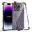 TPU+Acrylic Protective Case for iPhone 14 Pro Max Four Corner Matte Phone Shell Anti-Scratch Phone Cover - Black - 1