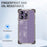 TPU+Acrylic Protective Case for iPhone 14 Pro Max Four Corner Matte Phone Shell Anti-Scratch Phone Cover - Black - 3