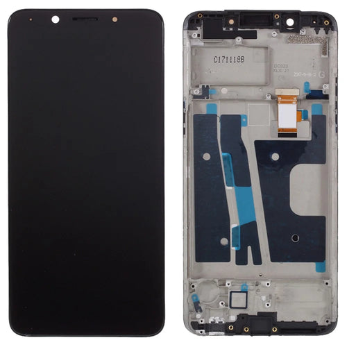 For Oppo A73 / F5 / F5 Youth Grade C LCD Screen and Digitizer Assembly + Frame Repair Part (without Logo) - Black - 1