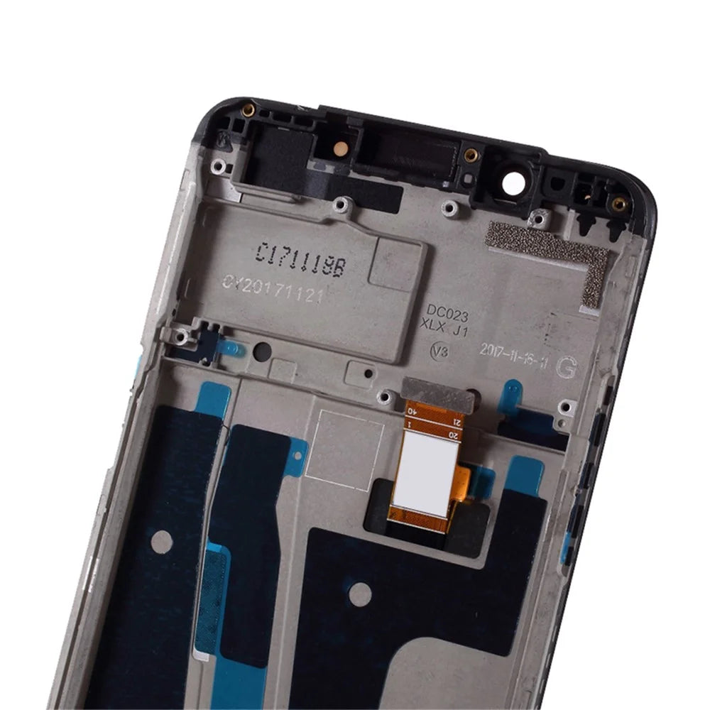 For Oppo A73 / F5 / F5 Youth Grade C LCD Screen and Digitizer Assembly + Frame Repair Part (without Logo) - Black - 7