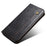 For Google Pixel 8 Phone Cover Waxy Crazy Horse Texture Leather Stand Wallet Case - Black - 4