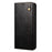 For Google Pixel 8 Phone Cover Waxy Crazy Horse Texture Leather Stand Wallet Case - Black - 6