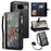 ESEBLE for Google Pixel 8 RFID Blocking Leather Phone Case Zipper Pocket Cover with Wallet Stand - Black - 1