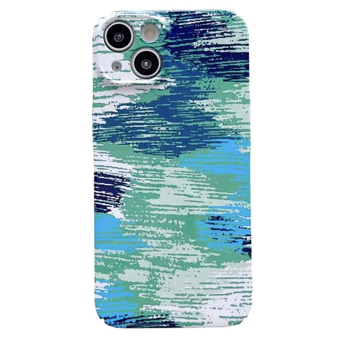For iPhone 14 Hard PC Back Cover Camouflage Pattern Printing Protective Phone Case - Style A - 1