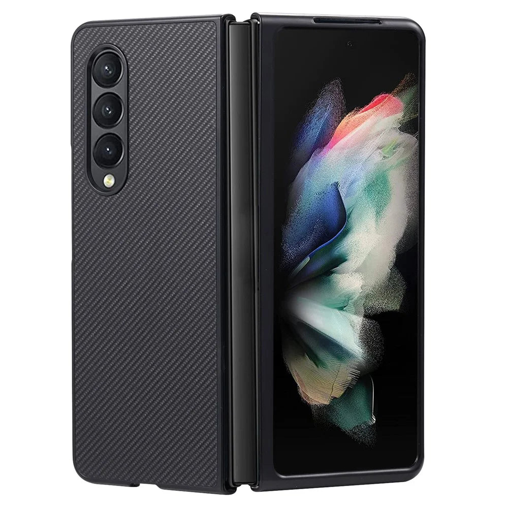 VILI TC Series for Samsung Galaxy Z Fold3 5G Phone Case PU Leather Coated PC+TPU Protective Cover - 1