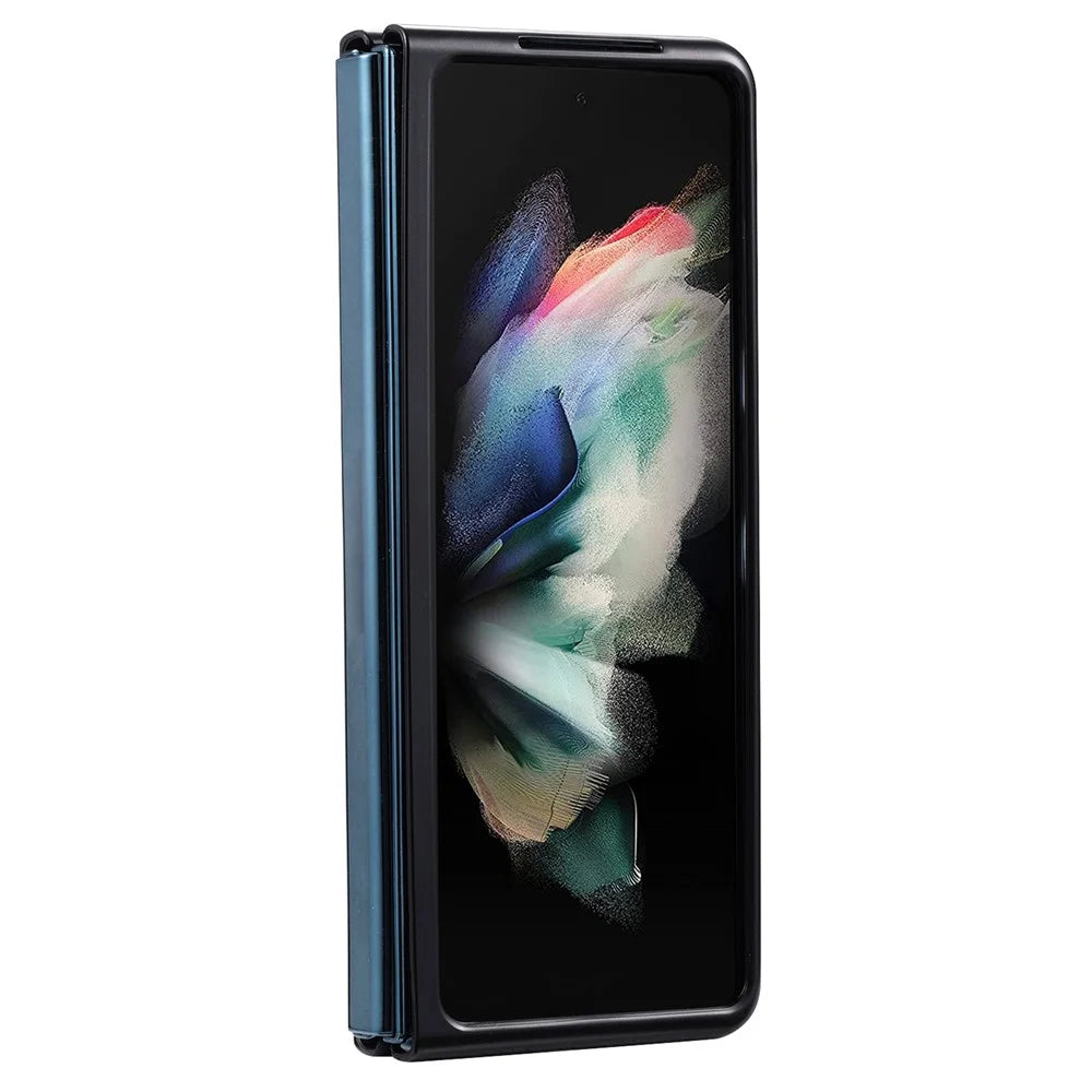 VILI TC Series for Samsung Galaxy Z Fold3 5G Phone Case PU Leather Coated PC+TPU Protective Cover - 3