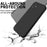 For Samsung Galaxy F14 5G Anti-Dust Liquid Silicone Phone Cover Soft Lining Phone Case with Strap - Black - 6