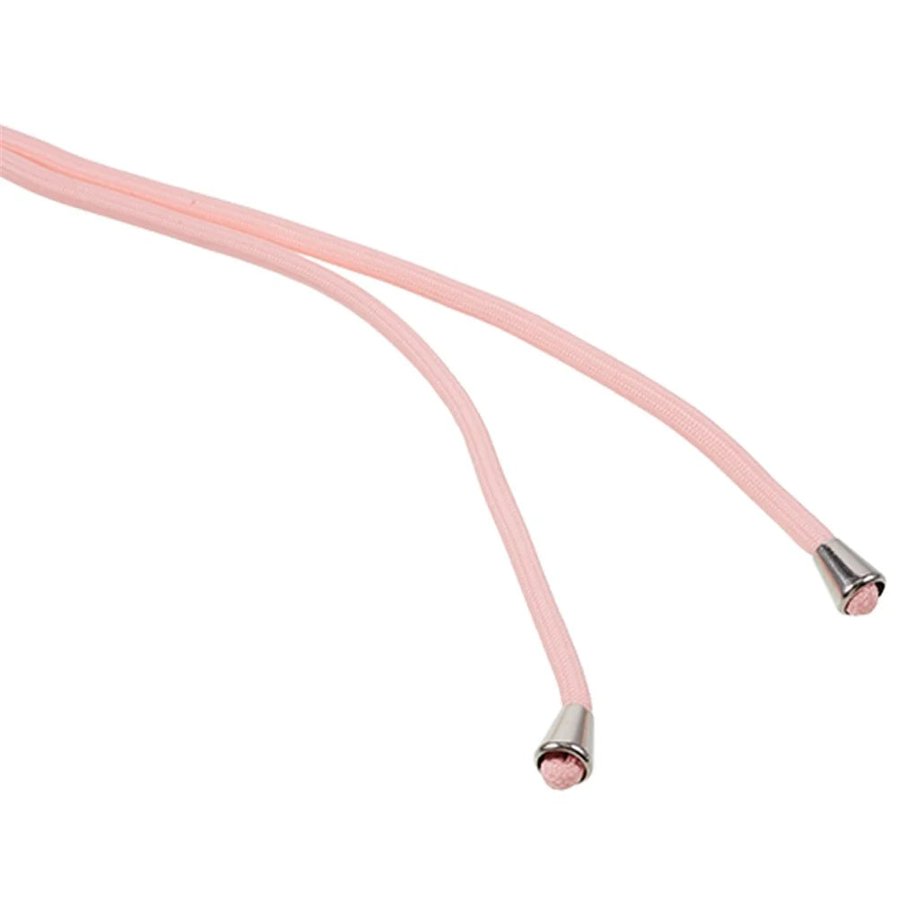 For iPhone 14 Case Rubberized TPU Smartphone Back Cover with Long Lanyard - Pink - 5